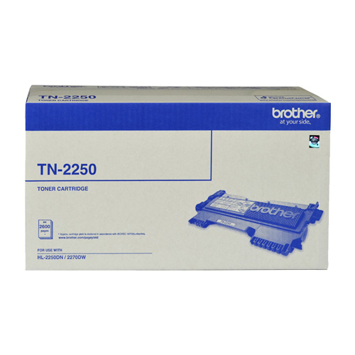Brother TN-2250 Black High Yield Genuine Toner Cartridge