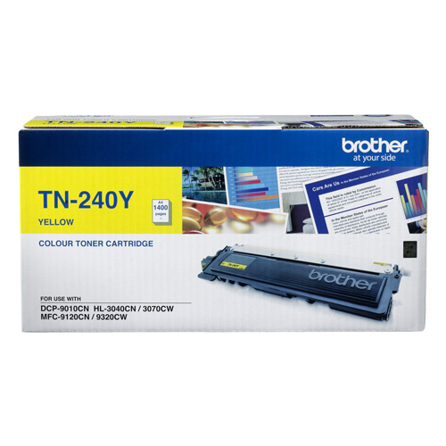 Brother TN-240Y Yellow Genuine Toner Cartridge