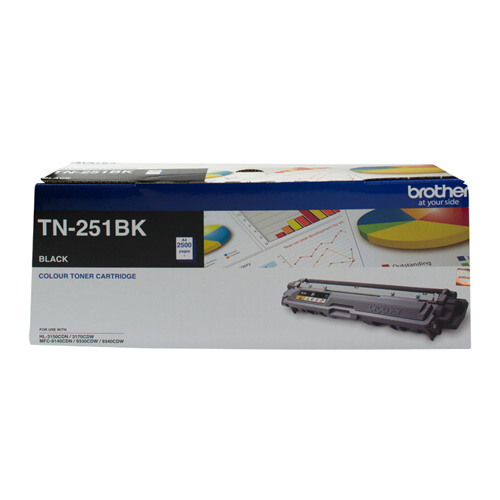 Brother TN-251BK Black Genuine Toner Cartridge