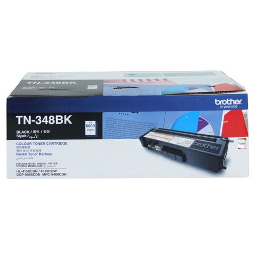 Brother TN-348BK Black High Yield Genuine Toner Cartridge