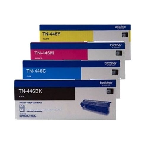4 Pack Brother TN-446 Genuine Toner Cartridges