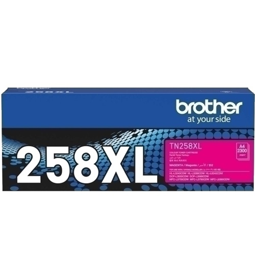 Brother TN258XLM Magenta High Yield Genuine Toner Cartridge
