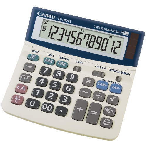 Canon TX-220TS Calculator