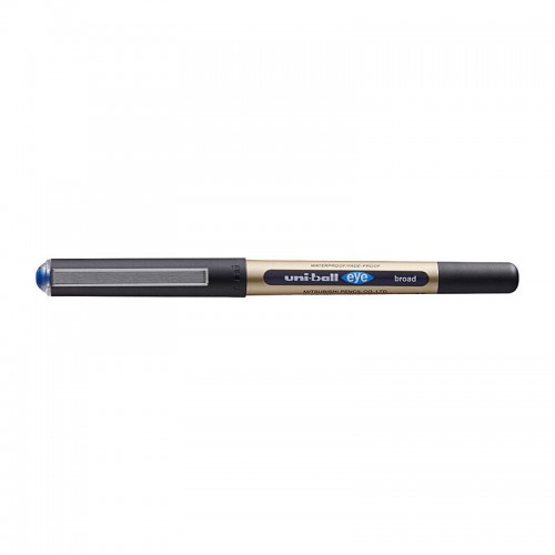 uni-ball Eye Broad Rollerball Pens - Blue - Box of 12 uni-ball Eye Broad Rollerball Pens - Blue - Box of 12