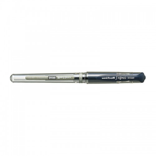 uni-ball UM-153 Signo Rollerball Pens - Broad Tip - Blue/Black - Box of 12 uni-ball UM-153 Signo Rollerball Pens - Broad Tip - Blue/Black - Box of 12