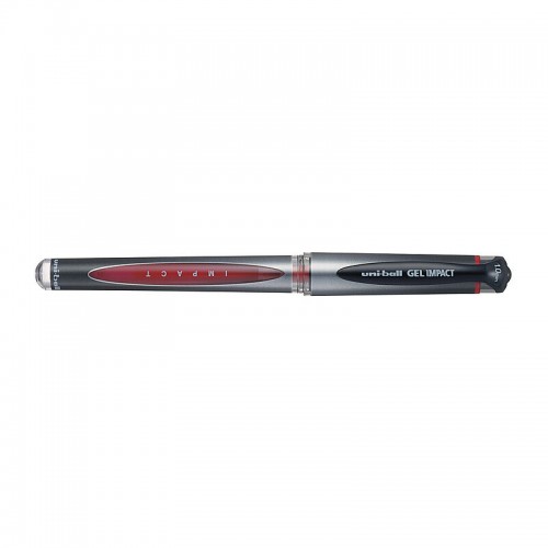 uni-ball Signo Impact Gel Pens - Red - Box of 12 uni-ball Signo Impact Gel Pens - Red - Box of 12