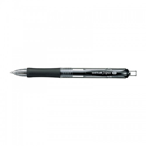 uni-ball Signo Retractable Gel Pens - 0.5 Black - Box of 12 uni-ball Signo Retractable Gel Pens - 0.5 Black - Box of 12