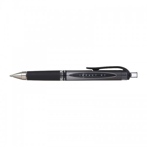 uni-ball Signo UMN-152S Impact Retractable Rollerball Pens - Black - Box of 12 uni-ball Signo UMN-152S Impact Retractable Rollerball Pens - Black - Box of 12