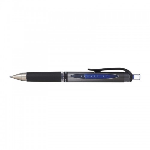 uni-ball Signo UMN-152S Impact Retractable Rollerball Pens - Blue - Box of 12 uni-ball Signo UMN-152S Impact Retractable Rollerball Pens - Blue - Box of 12