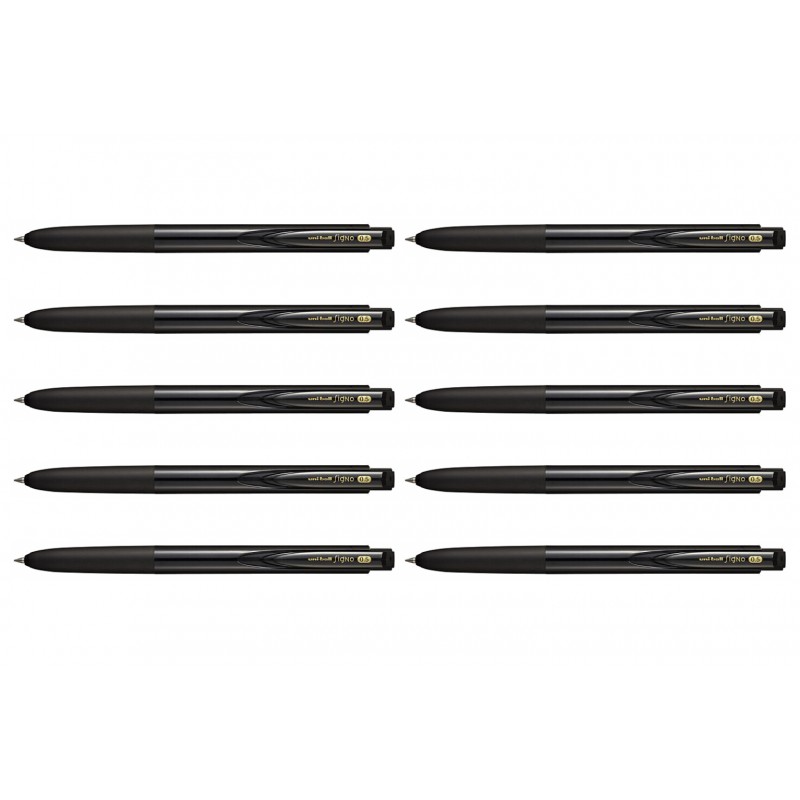 uni-ball Signo Retractable Gel Pens 0.5 mm Black, Pack of 10 uni-ball Signo Retractable Gel Pens 0.5 mm Black, Pack of 10