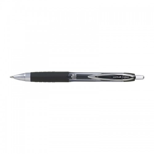 uni-ball Signo 207 Retractable Gel Pens - Black - Box of 12 uni-ball Signo 207 Retractable Gel Pens - Black - Box of 12