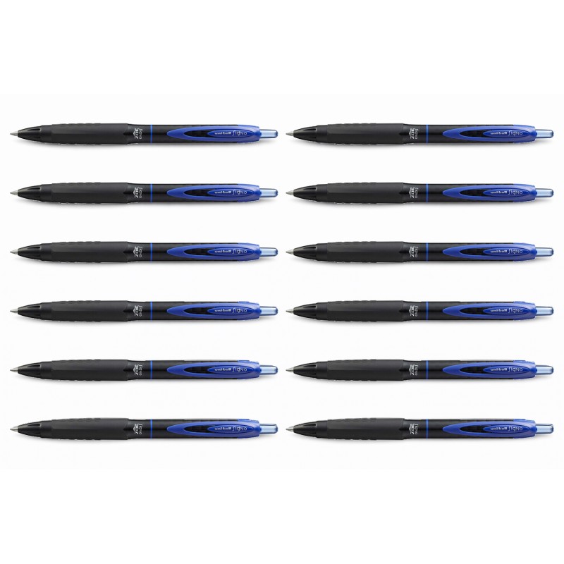 uni-ball Signo 307 Fine Retractable Gel Pens 0.7 mm Blue, Box of 12 uni-ball Signo 307 Fine Retractable Gel Pens 0.7 mm Blue, Box of 12