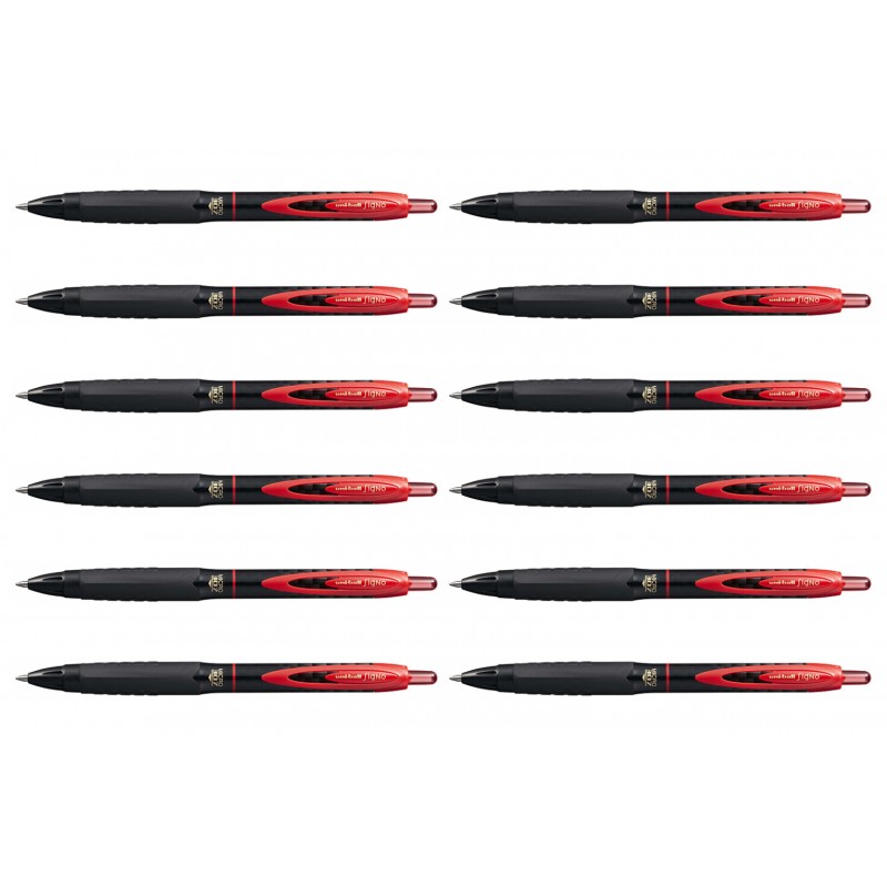 uni-ball Signo 307 Retractable Gel Pens 0.5 mm Red, Box of 12 uni-ball Signo 307 Retractable Gel Pens 0.5 mm Red, Box of 12