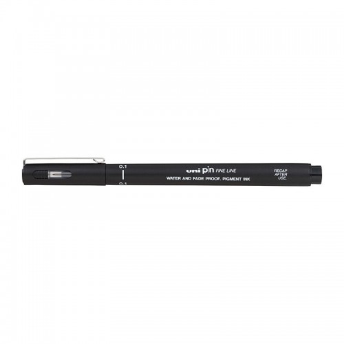 uni Pin Fineliner Pens 0.1 Black - Box of 12 uni Pin Fineliner Pens 0.1 Black - Box of 12