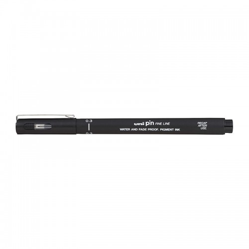 uni Pin Fineliner Pens 0.3 Black - Box of 12 uni Pin Fineliner Pens 0.3 Black - Box of 12