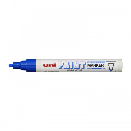 uni Paint Markers PX-20 Medium Bullet Tip - Blue - Box of 12 uni Paint Markers PX-20 Medium Bullet Tip - Blue - Box of 12