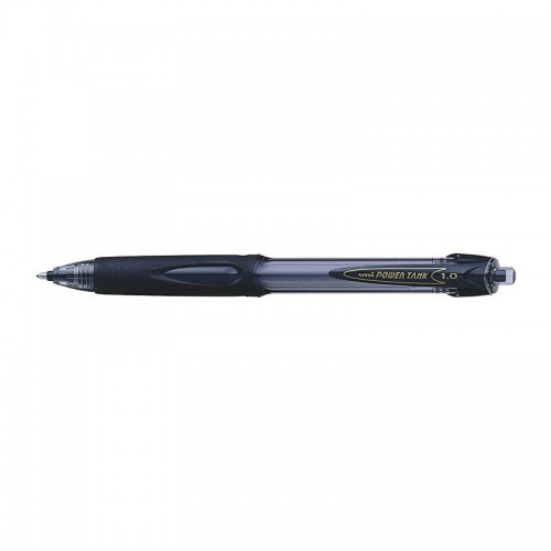 uni Power Tank Retractable Ballpoint Pens 1.0 Black - Box of 12 uni Power Tank Retractable Ballpoint Pens 1.0 Black - Box of 12