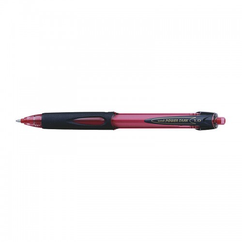 uni Power Tank SN-220 Retractable Ballpoint Pens - 1.0mm Tip - Red - Box of 12 uni Power Tank SN-220 Retractable Ballpoint Pens - 1.0mm Tip - Red - Box of 12