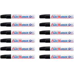 Artline 400 Paint Marker 2.3mm Bullet Tip Black - Box of 12
