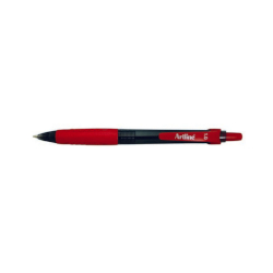 Artline Ikonic Retractable Red Ballpoint Pen - Box of 12