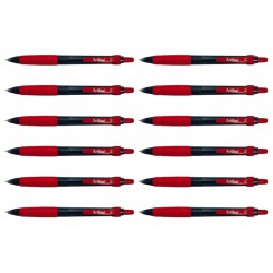 Artline Ikonic Retractable Red Ballpoint Pen - Box of 12