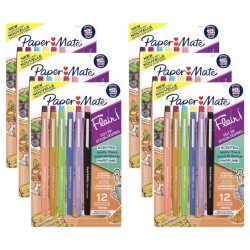 Paper Mate Flair Felt Scented - Pack of 12 - Box of 6