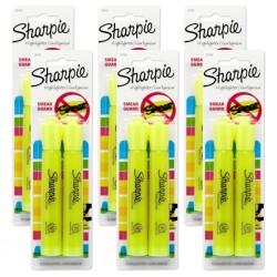 Sharpie Highlighter Tank Yellow - Pack of 2 - Box of 6