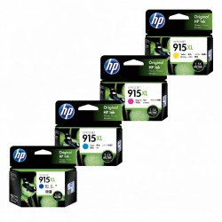 4 Pack HP 915XL Genuine Ink Cartridges