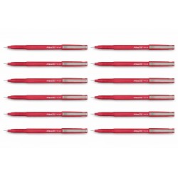 Artline 200 Bright Fineliner Pen 0.4mm Red - Box of 12