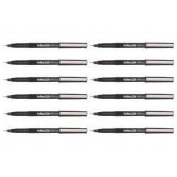 Artline 220 Fineliner Pen 0.2mm Black - Box of 12