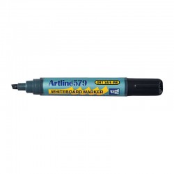 Artline 579 Whiteboard Marker 5mm Chisel Tip Black - Box of 12