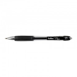 Artline Flow Retractable Ballpoint Pen Black - Box of 12