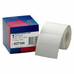 Avery Roll Address Labels - 70 x 36 mm - 500 Labels - 1 Roll