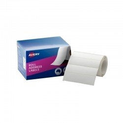 Avery Roll Address Labels - 89 x 24 mm - 250 Labels - 1 Roll