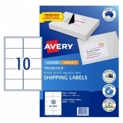 Avery Shipping Labels with Trueblock - 99.1 x 57 mm 10UP - 1000 Labels - 100 Sheets