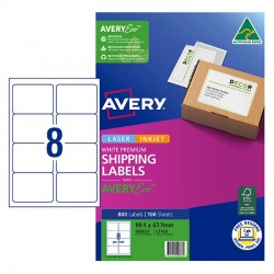 Avery Premium Shipping Labels with AveryEco L7165 99.1 x 67.7 mm mm 8UP - 800 Labels - 100 Sheets