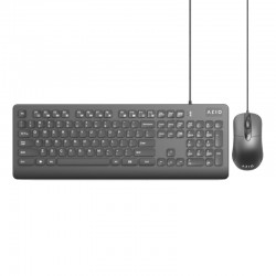 Azio Waterproof Wired Keyboard & Mouse Combo