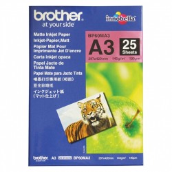 Brother BP60MA3 A3 Matte Inkjet Photo Paper