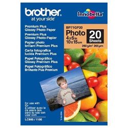 Brother BP71GP20 4x6 inch Premium Plus Glossy Photo Paper