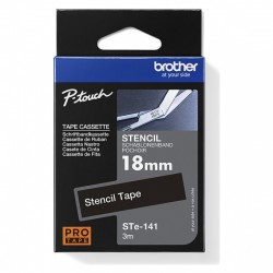 Brother STe-141 Stencil Label Tape - 18mm x 3m