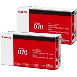 2 Pack Canon CART070 Genuine Toner Cartridges