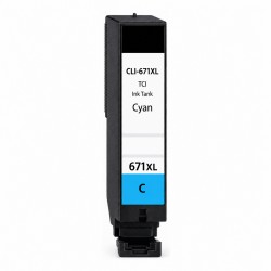 Canon Compatible CLI-671XLC Cyan High Yield Ink Cartridge
