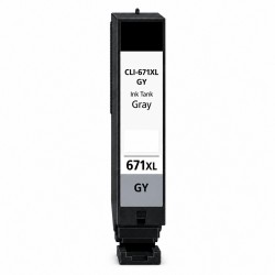 Canon Compatible CLI-671XLGY Grey High Yield Ink Cartridge