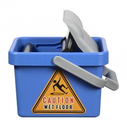 CleanLink Bucket Plastic Wringer 9L Blue