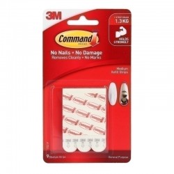 Command 17021P Medium Refill Strips - Pack of 54