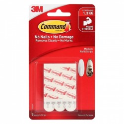Command 17021P Medium Refill Strips - Pack of 54
