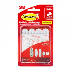 Command 17200 Refill Strips - Pack of 16 - Box of 6