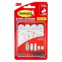 Command 17200 Refill Strips - Pack of 16 - Box of 6
