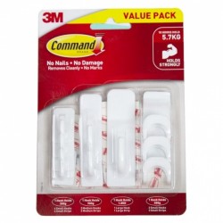 Command 17500 Mixed Hooks - Pack of 20