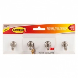 Command HOM18Q Key Rail Rack - Box of 2